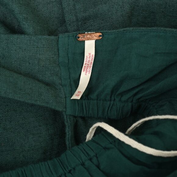 Free People Free-est Gotta Have It Cotton-Linen Tube Top Sea Green XL New 281612 - Picture 9 of 9